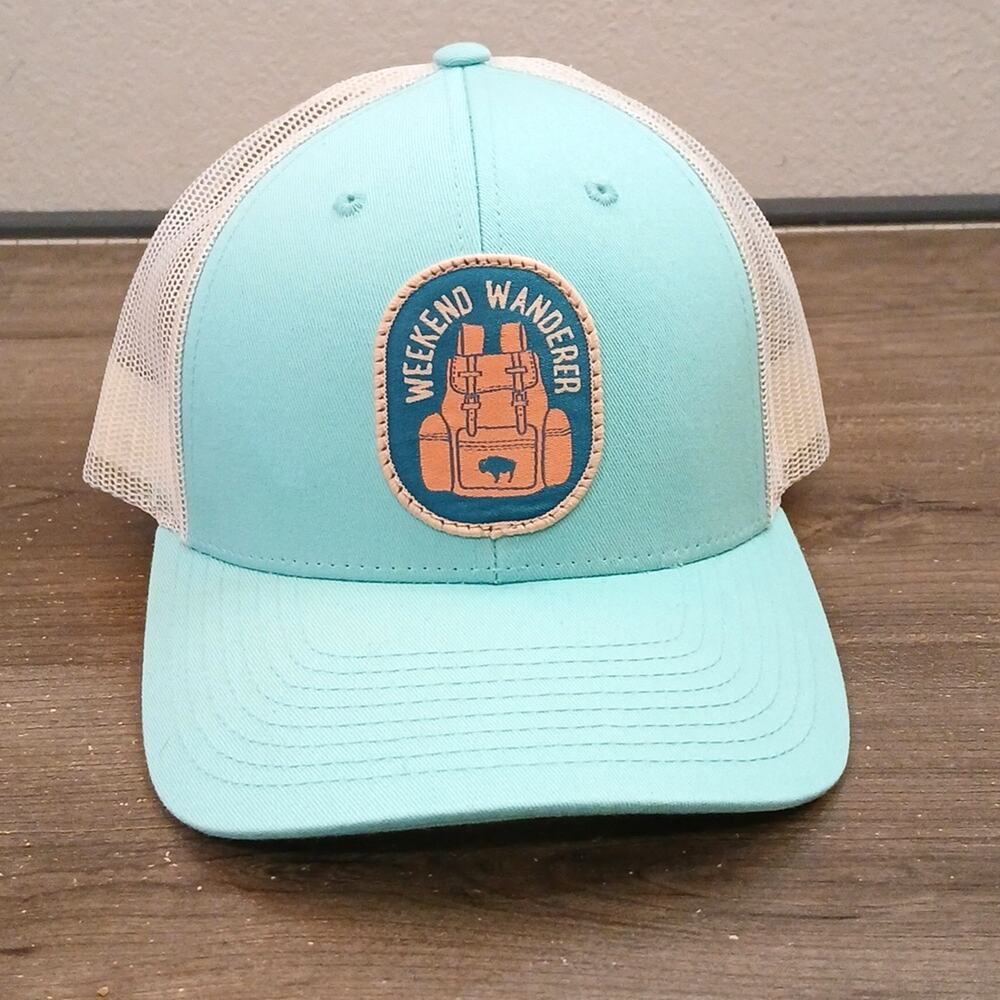 Weekend Warrior camping patch mesh trucker snapback hat